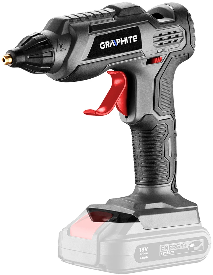 Akumuliatorinis klijų pistoletas Graphite 58G040; 18 V (be akumuliatoriaus ir pakrovėjo)