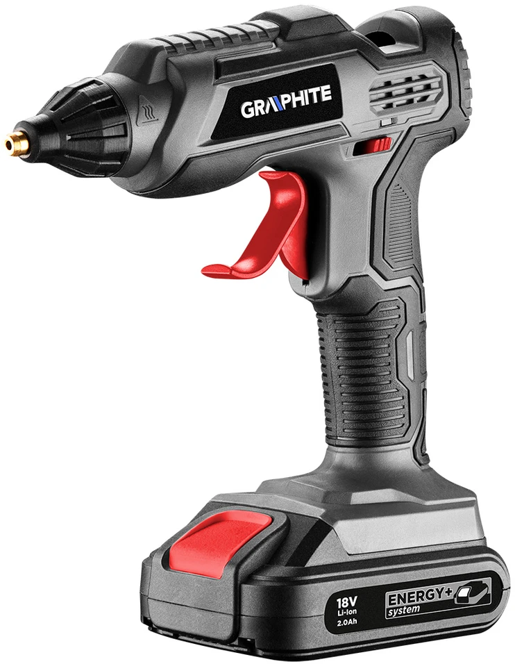 Akumuliatorinis klijų pistoletas Graphite 58G040; 18 V (be akumuliatoriaus ir pakrovėjo)
