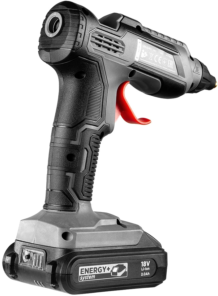 Akumuliatorinis klijų pistoletas Graphite 58G040; 18 V (be akumuliatoriaus ir pakrovėjo)