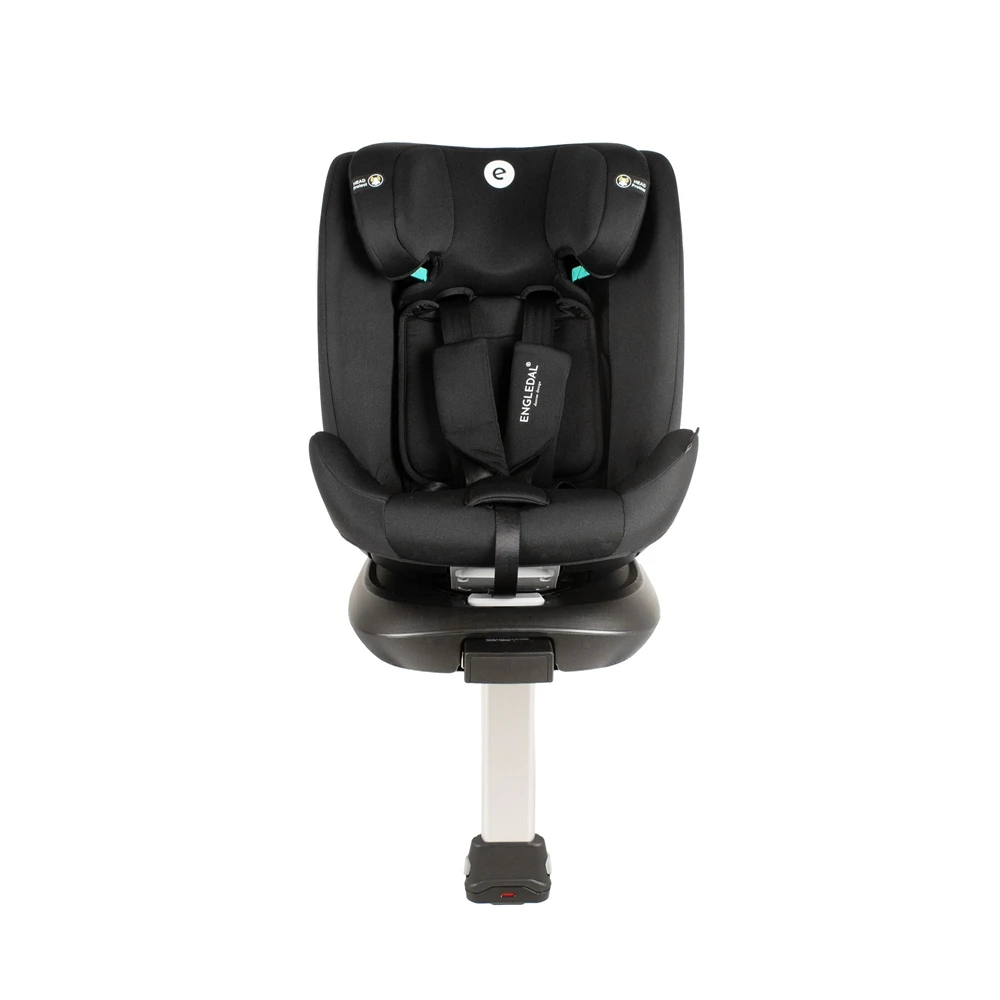 Engledal - Automobilinė kėdutė 360 su ISOFIX - 0+ grupė - Sibba - Juoda (25-02SIB-B)