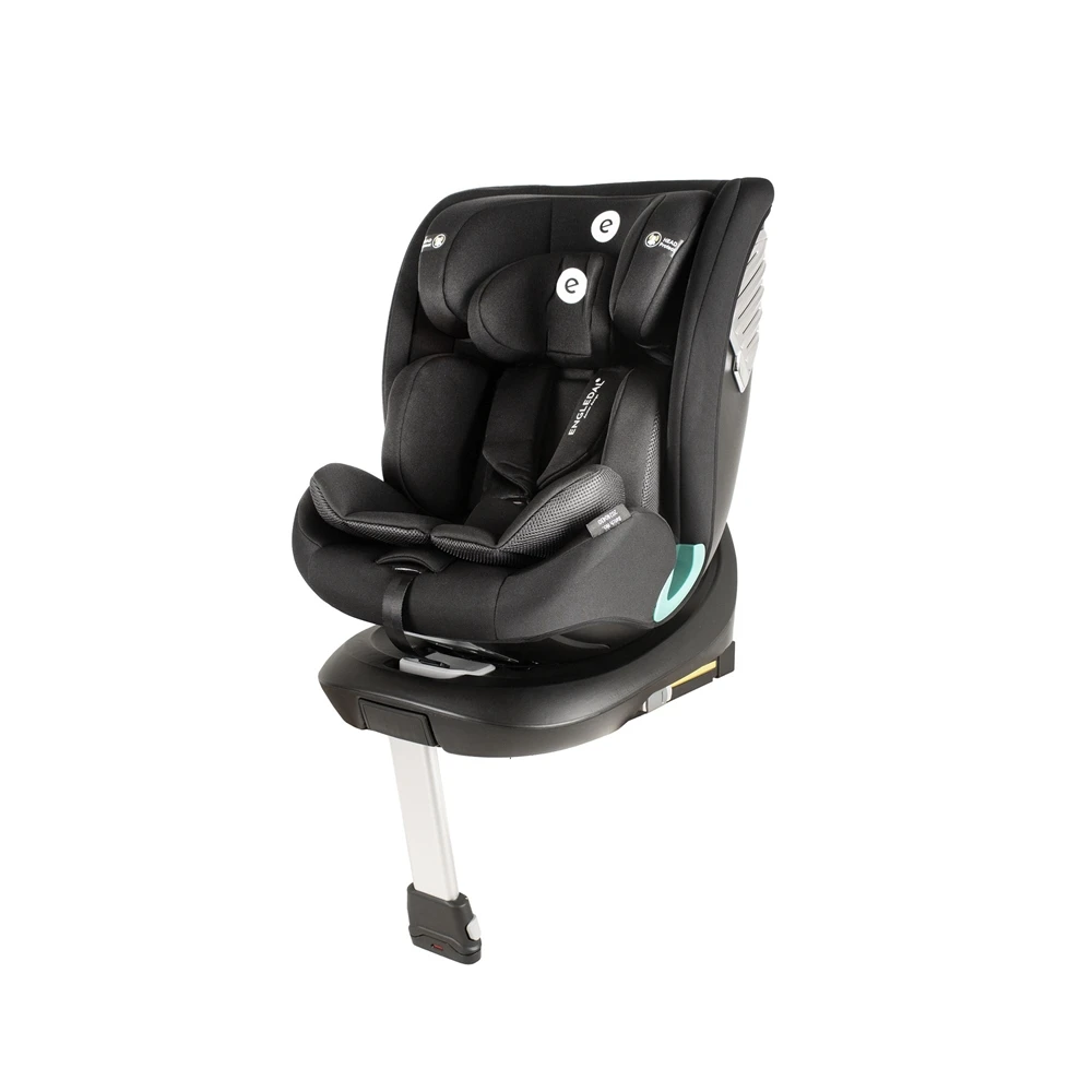 Engledal - Automobilinė kėdutė 360 su ISOFIX - 0+ grupė - Sibba - Juoda (25-02SIB-B)