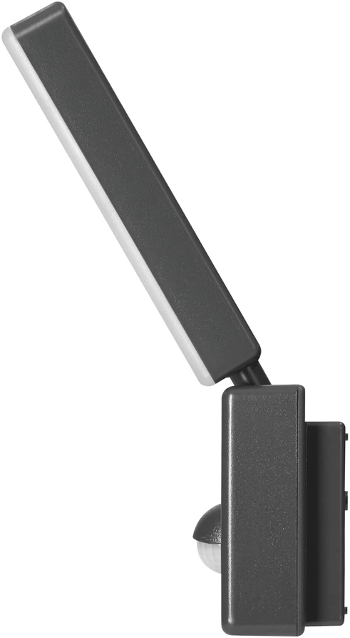 Sieninis šviestuvas Orno ENID LED 10W, sodo šviestuvas su PIR judesio jutikliu, 800lm, IP65, 4000K, pilkas