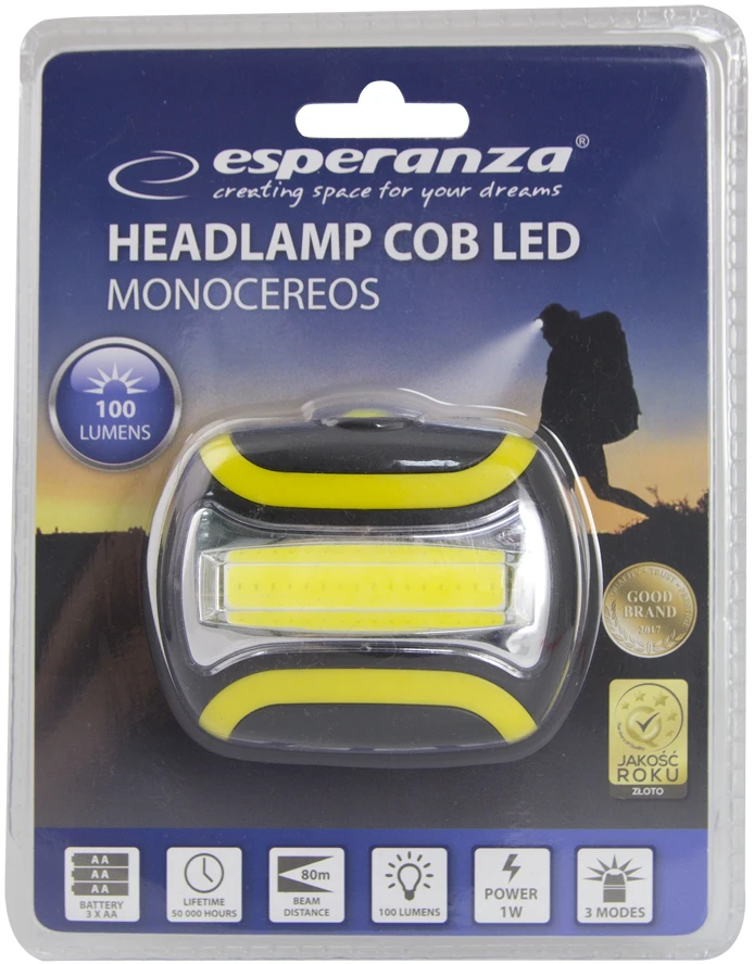 Esperanza Galvos žibintas LED 100 lm 1W