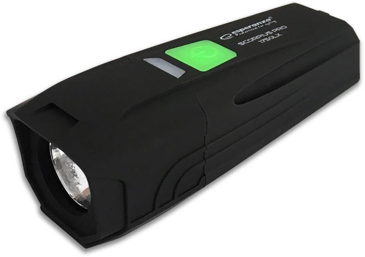 Dviračio žibintuvėlis su LED apšvietimu Esperanza Scorpius PRO 1750 LX EOT060