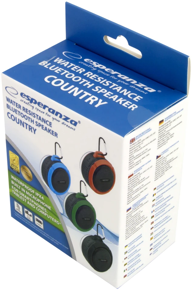 ESPERANZA EP125KR COUNTRY - Bluetooth kolonėlė