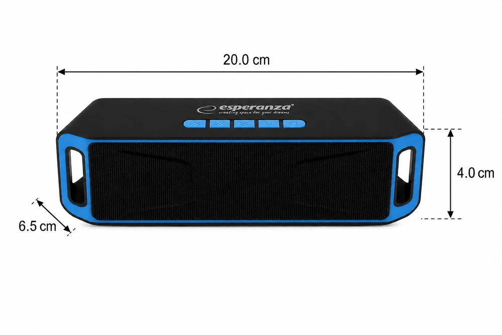 ESPERANZA EP126KB FOLK - Bluetooth kolonėlė su integruotu FM radiju
