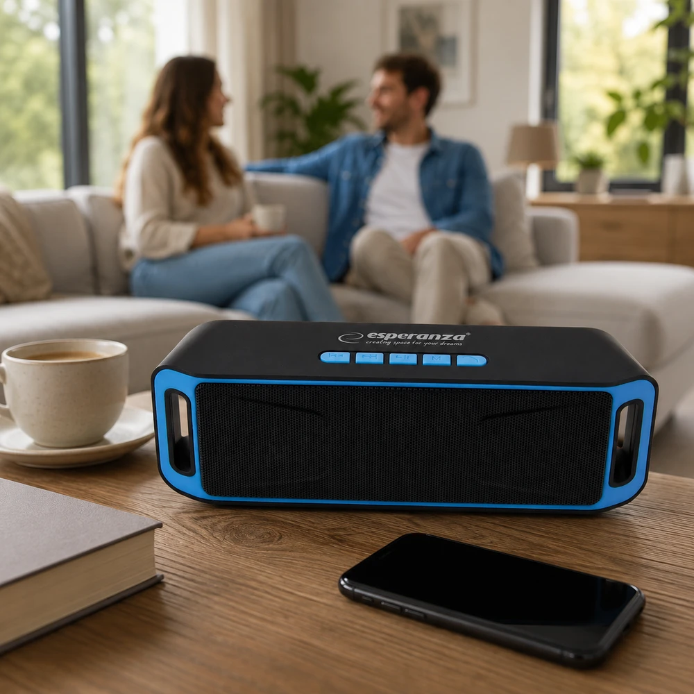 ESPERANZA EP126KB FOLK - Bluetooth kolonėlė su integruotu FM radiju