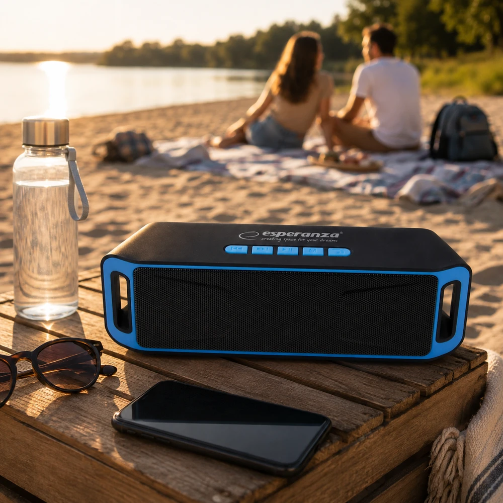 ESPERANZA EP126KB FOLK - Bluetooth kolonėlė su integruotu FM radiju
