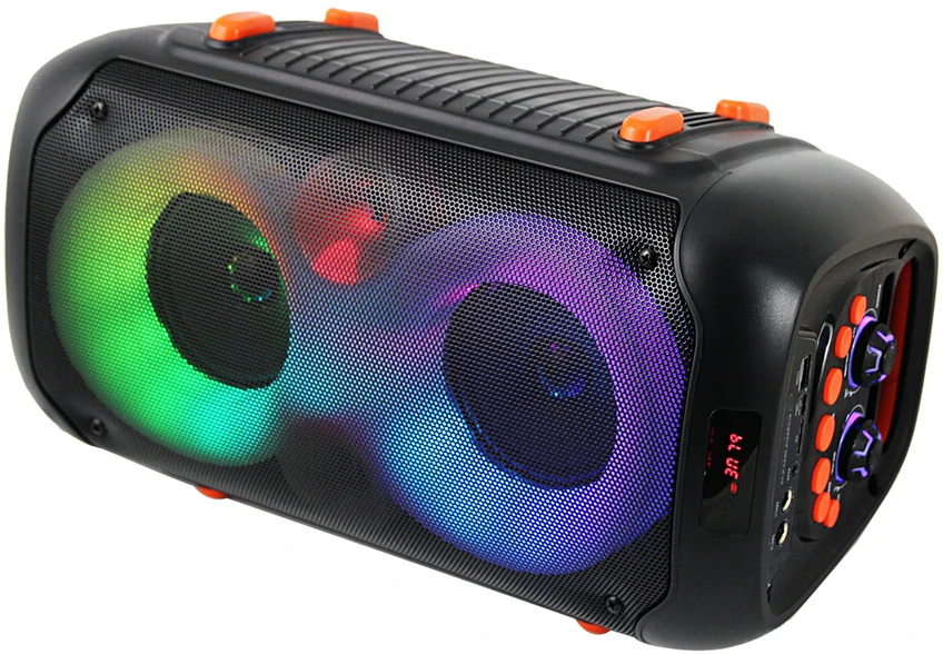 Esperanza EP156 BT FM LED RGB KARAOKE Speaker Juodas 20W