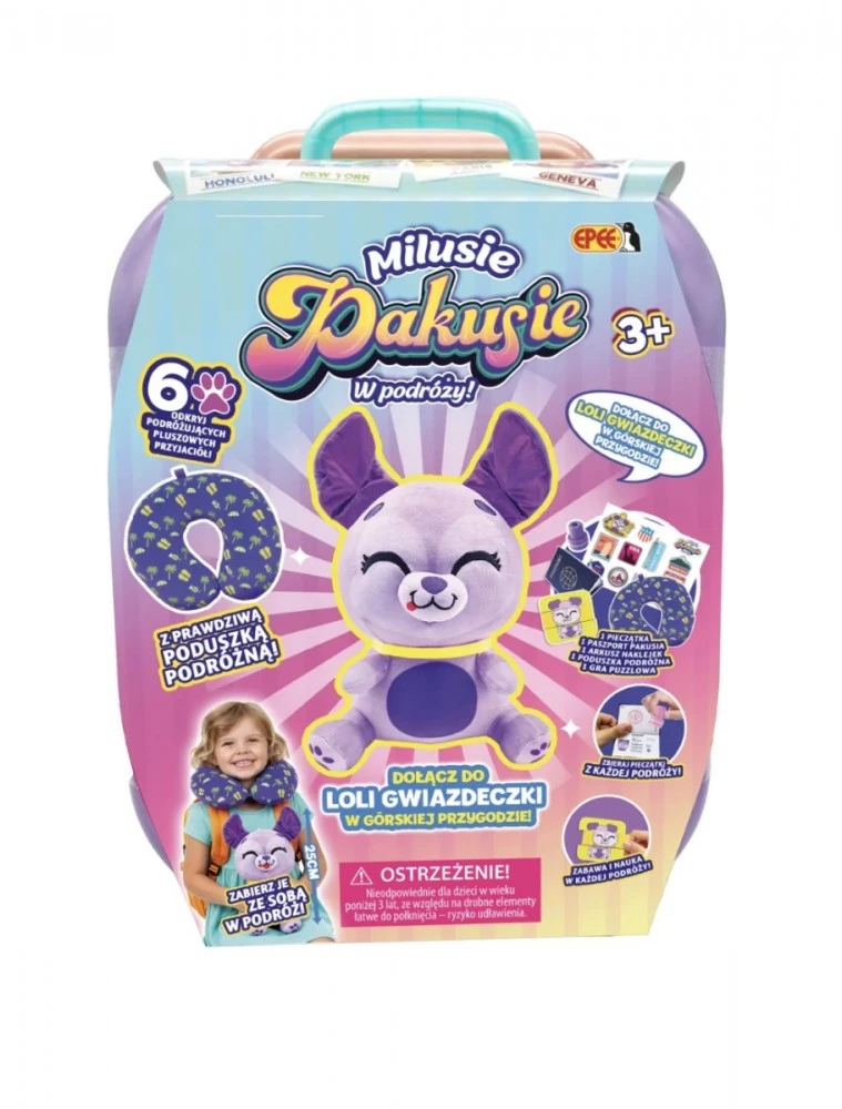 Epee Maskotka milusie pakusie w podróży lola gwiazdeczka