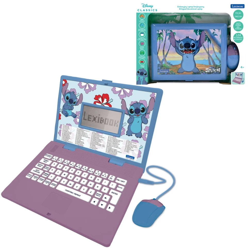Epee Nešiojamas kompiuteris edukacyjny 124 funkcje stitch