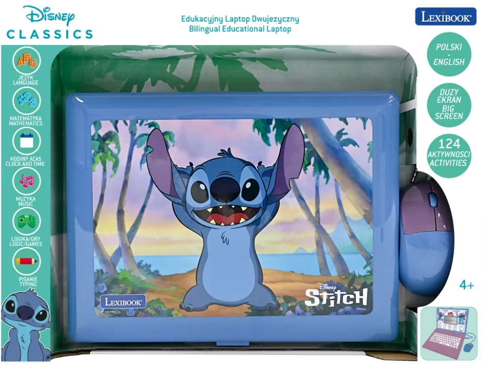 Epee Nešiojamas kompiuteris edukacyjny 124 funkcje stitch