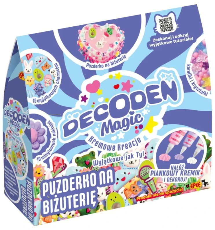 Epee Rinkinys Klasikinė „Decoden Magic“ kūrybinio rinkinio papuošalų dėžutė