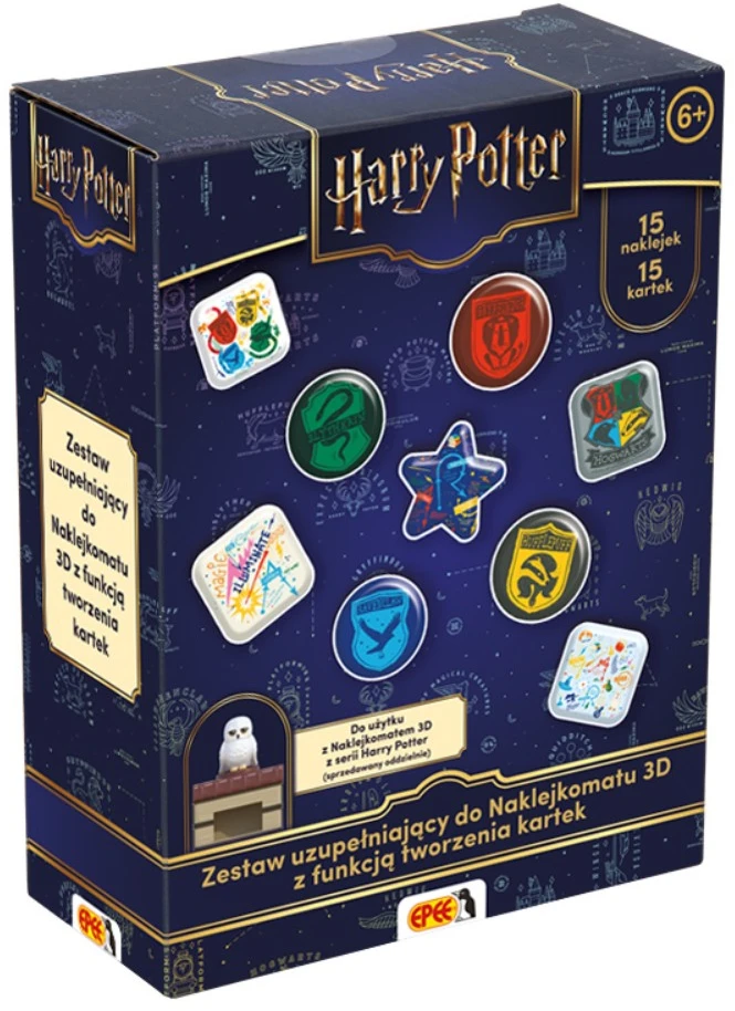 Epee Rinkinys kreatywny naklejkomat 3d harry potter komplektas uzupełniający