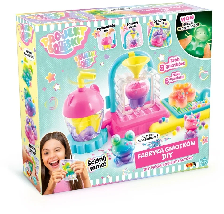 Epee Rinkinys kreatywny projekt squishy fabryka gniotków diy