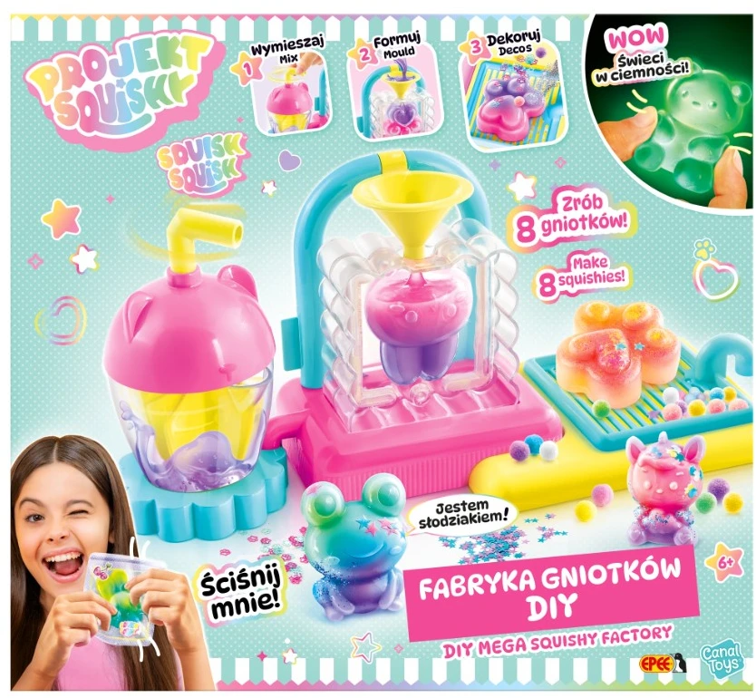 Epee Rinkinys kreatywny projekt squishy fabryka gniotków diy
