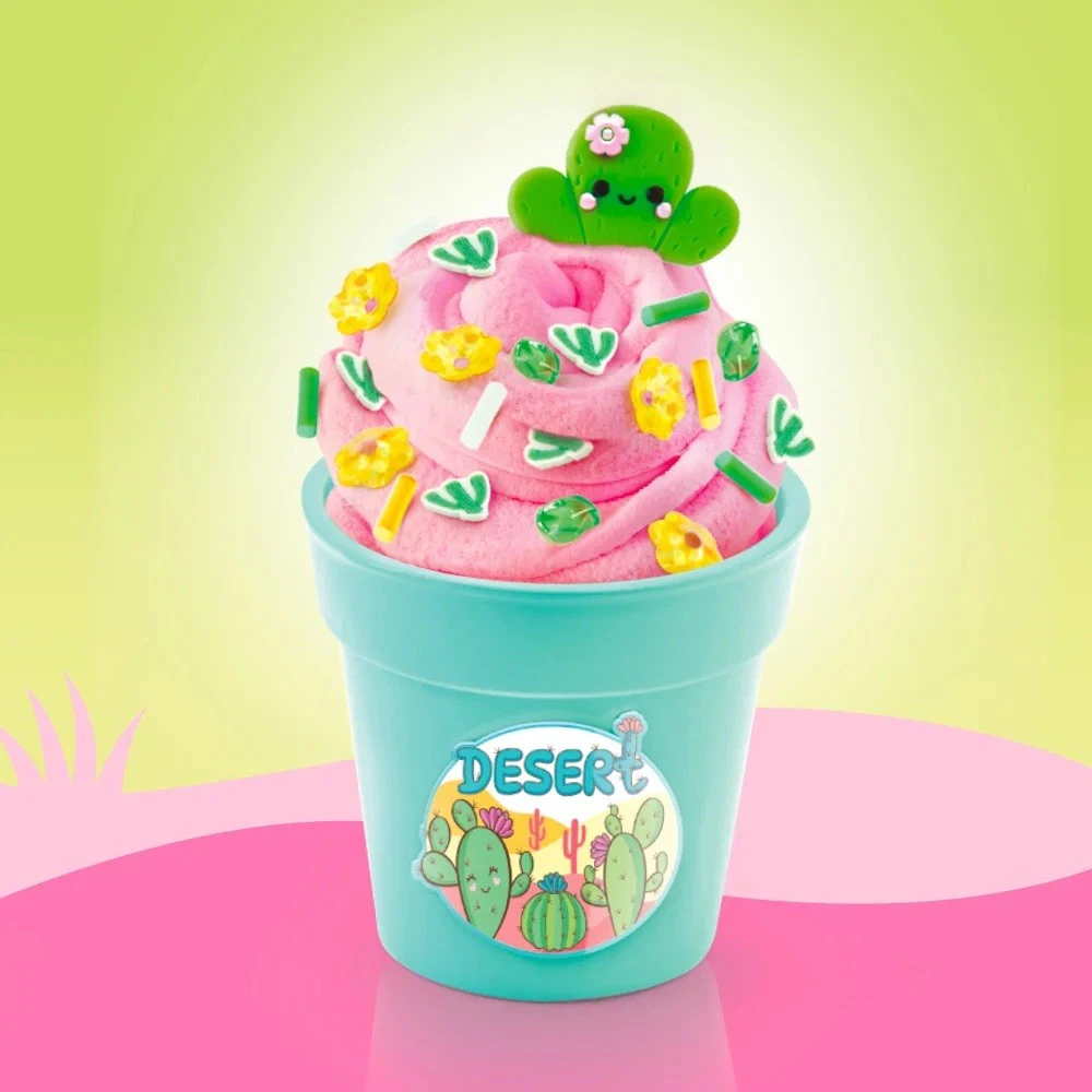 Epee Rinkinys „Slime Flower Creations“ kūrybinis rinkinys – žalias vazonas