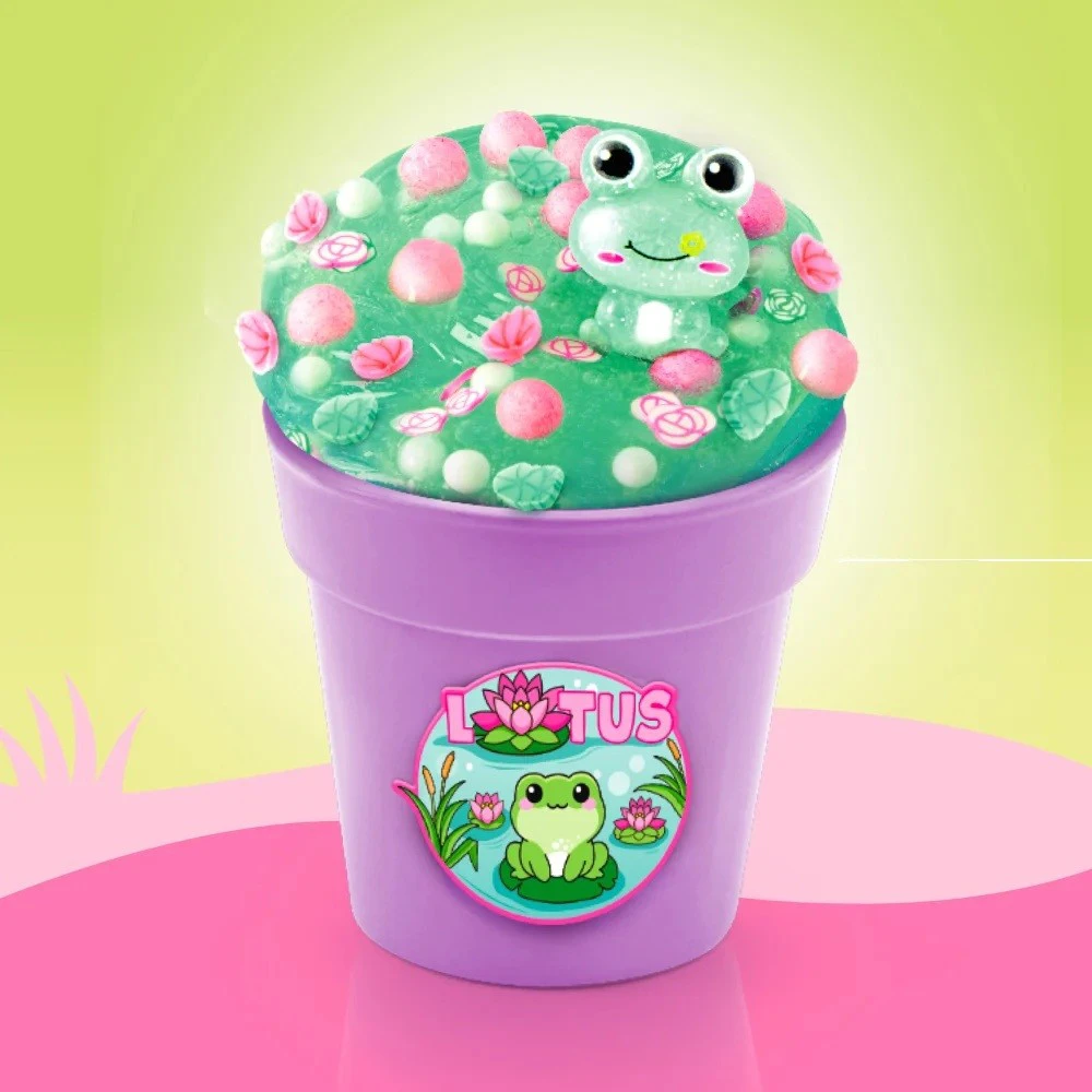 Epee Rinkinys „Slime Flower Creations“ kūrybinis rinkinys – violetinis vazonas
