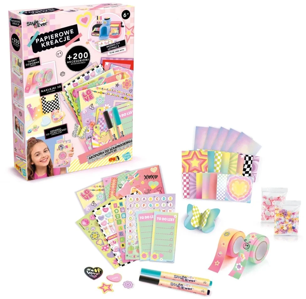 Epee Rinkinys papierowe kreacje priedai do scrapbookingu