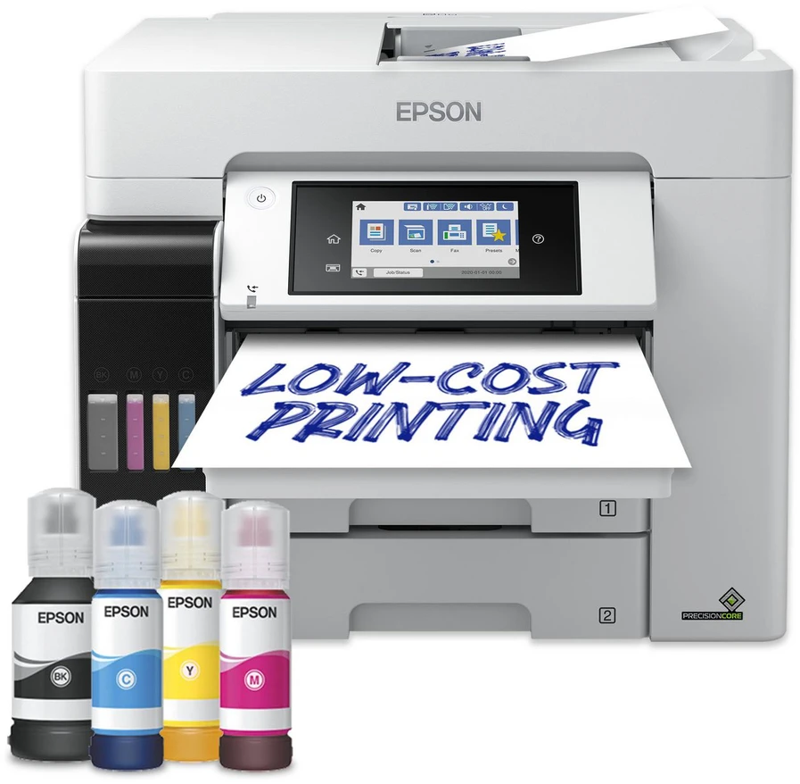„Epson EcoTank ET-5885“ A4 formato daugiafunkcis spausdintuvas, baltas