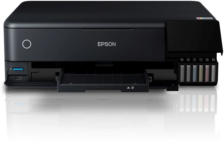Daugiafunkcis nuotraukų spausdintuvas Epson EcoTank ET-8550, A3+, spausdinimas / kopijavimas / skenavimas, 6 spalvų rašalas, papildoma rašalo talpykla, Wi-Fi