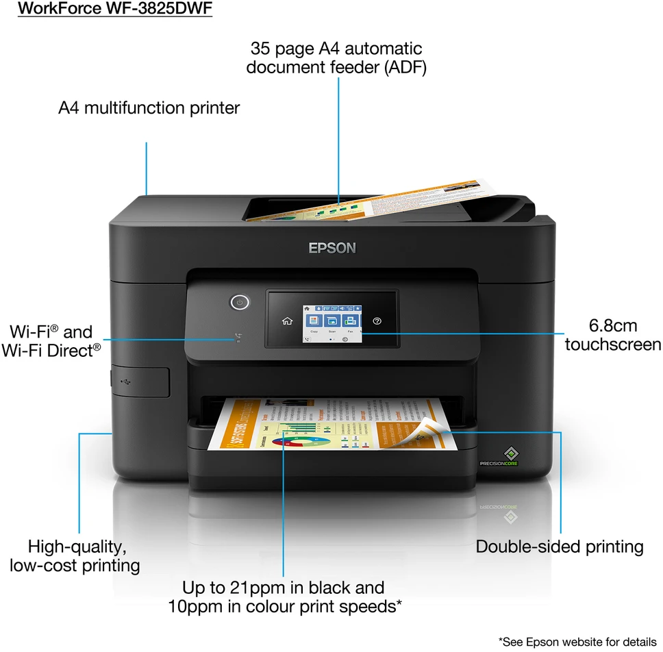 Spausdintuvas Epson WorkForce Pro WF-3825DWF