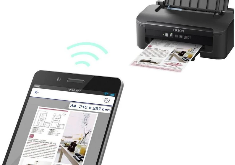 „Epson Workforce WF-2110W“ rašalinis spausdintuvas, spalvotas, 5760 x 1440 dpi, A4, su „Wi-Fi“ ryšiu