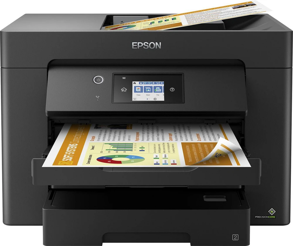 „Epson WorkForce WF-7830DTWF“ rašalinis spausdintuvas, A3, 4800 x 2400 DPI, „Wi-Fi“