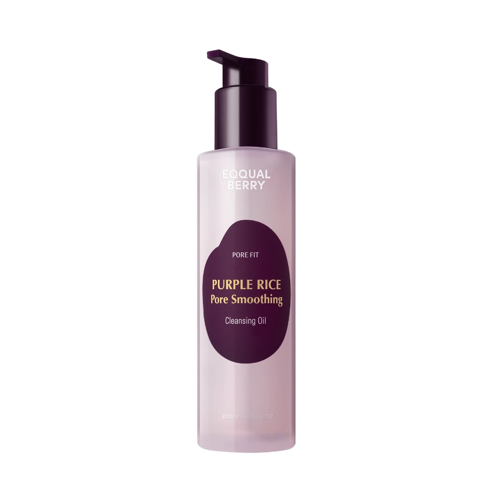 „Eqqualberry“ – valomasis aliejus nuo porų, lyginantis purpurinius ryžius, 200 ml
