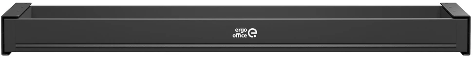 Ergo Office plokščias stalčius po stalu, plotis 758 mm, maks. apkrova 10 kg, juodas, ER-302 B