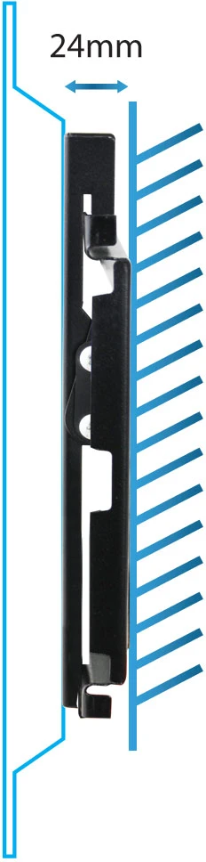 Laikiklis Esperanza ERW010 TV mount/stand 127 cm (50") Juodas