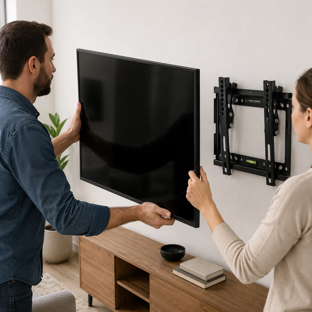 Laikiklis Esperanza ERW010 TV mount/stand 127 cm (50") Juodas