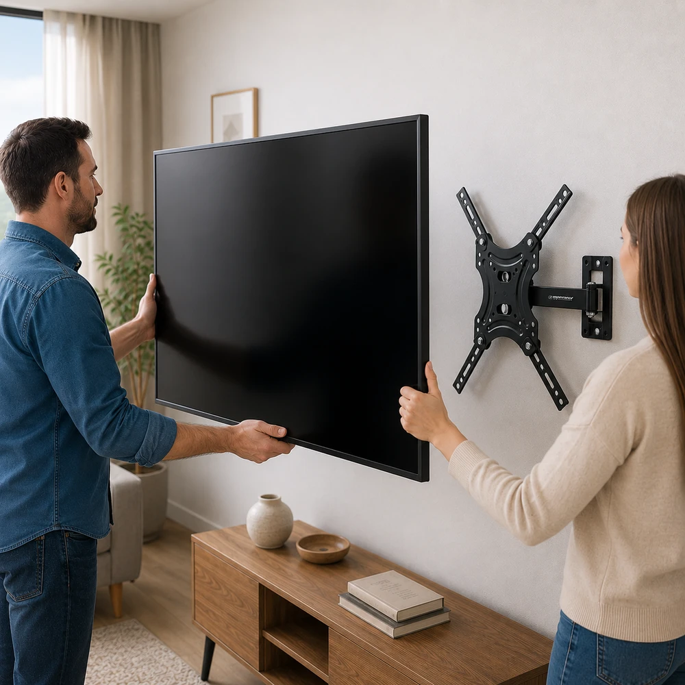 Laikiklis Esperanza ERW015 TV Mount 26“–70” 177.8 cm Juodas