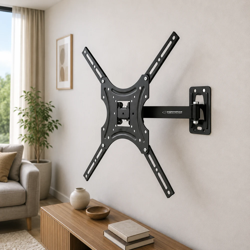 Laikiklis Esperanza ERW015 TV Mount 26“–70” 177.8 cm Juodas