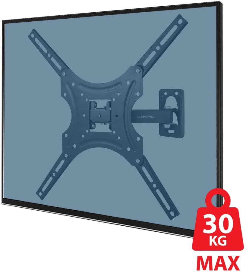 Laikiklis Esperanza ERW015 TV Mount 26“–70” 177.8 cm Juodas