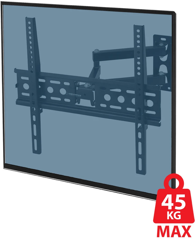 Laikiklis Esperanza ERW016 TV mount/stand 177.8 cm (70") Juodas