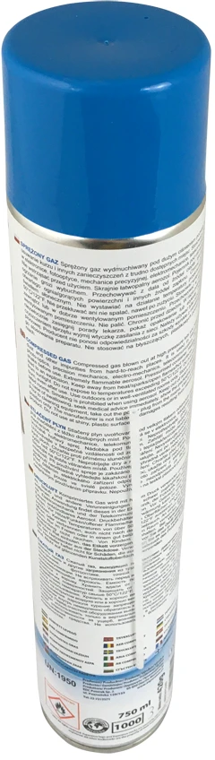 Valiklis ES124 Esperanza suslėgtos dujos 750 ml