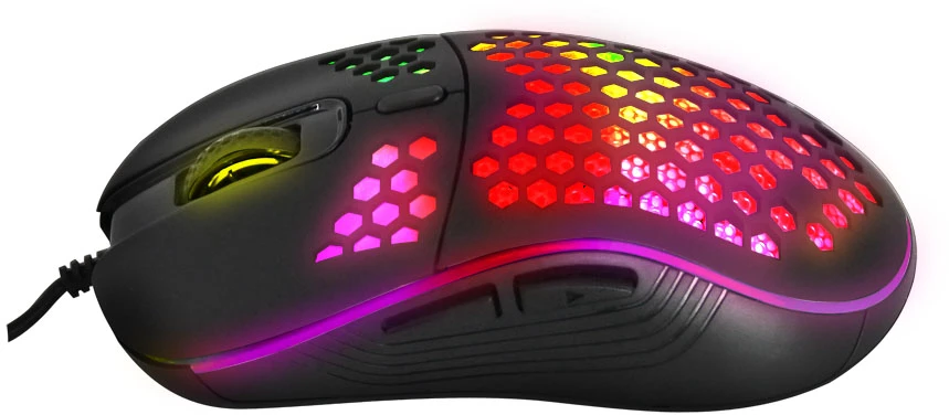 Esperanza EGM305 su laidu žaidimų pelė LED GRB 6D opt. USB Anteros