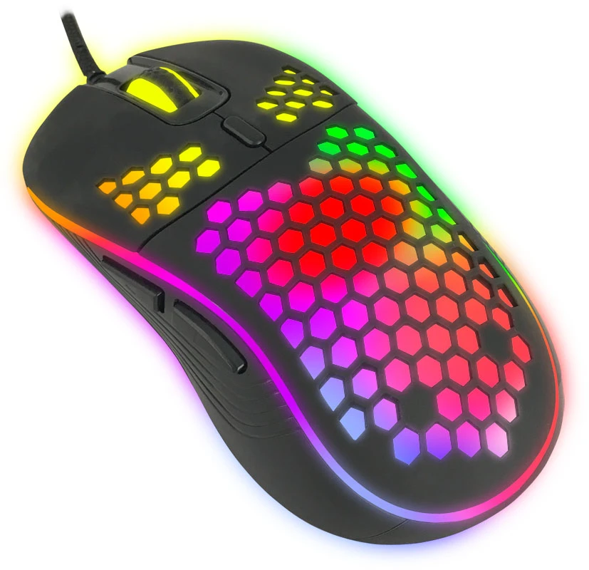 Esperanza EGM305 su laidu žaidimų pelė LED GRB 6D opt. USB Anteros