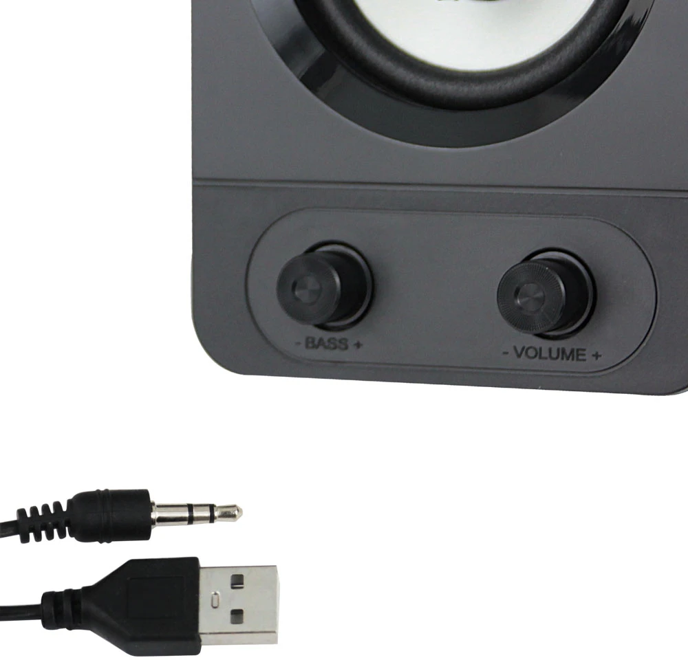 Kompiuterio kolonėlės EGS107 Esperanza garsiakalbiai 2.1 usb led vaivorykštinis sopranas