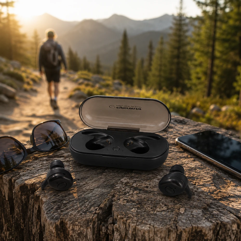 Belaidės Ausinės - Esperanza TWS CARDERA Bluetooth 5.0 į ausis įkišamos 4h Pokalbio Laikas Juodos