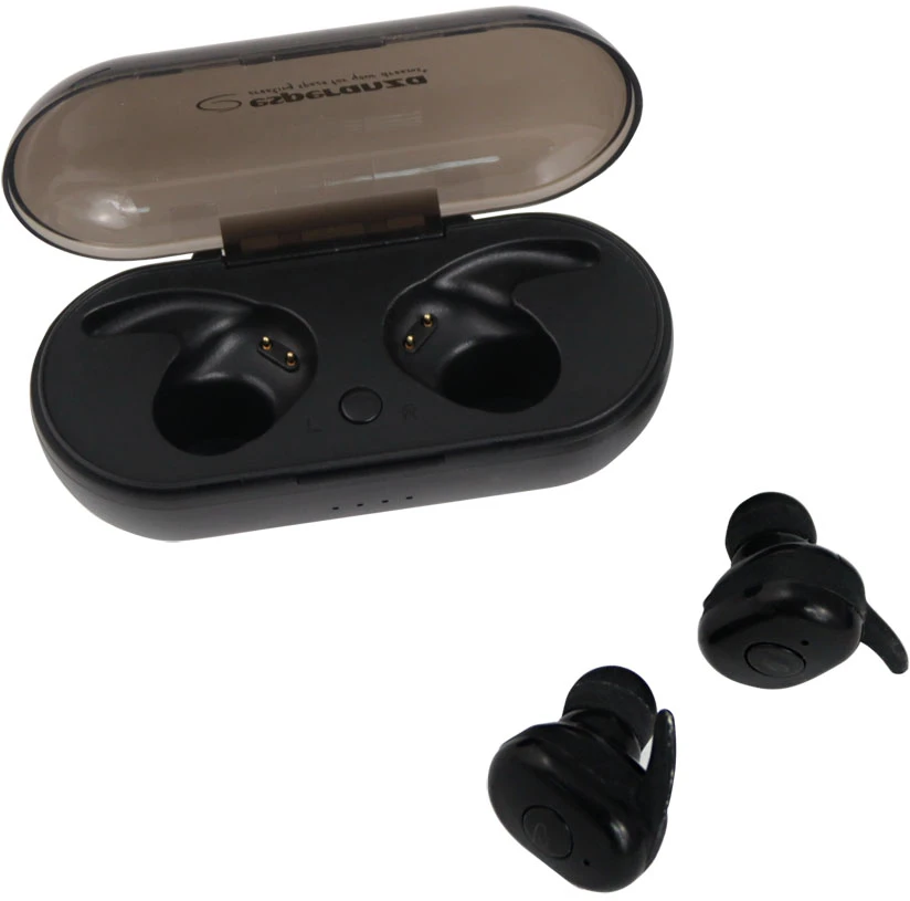 Belaidės Ausinės - Esperanza TWS CARDERA Bluetooth 5.0 į ausis įkišamos 4h Pokalbio Laikas Juodos