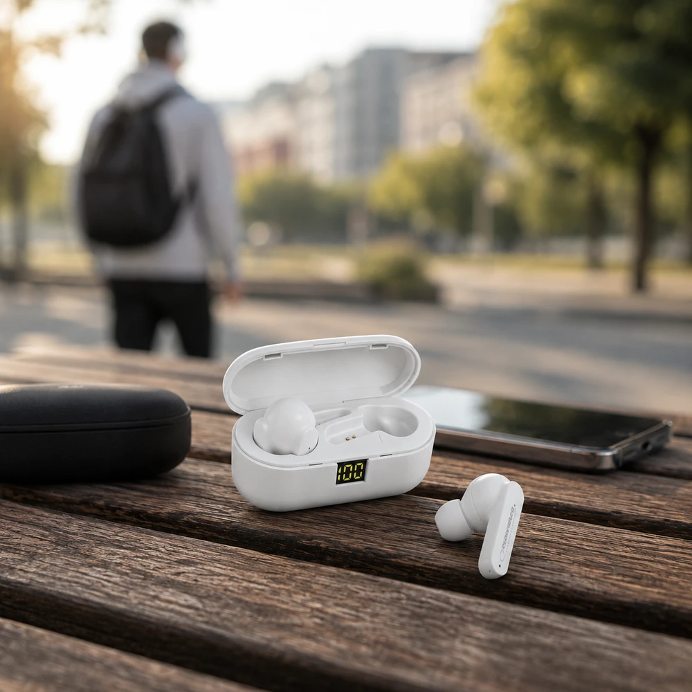 Esperanza EH230W Bluetooth In-Ear Ausinės TWS Baltas