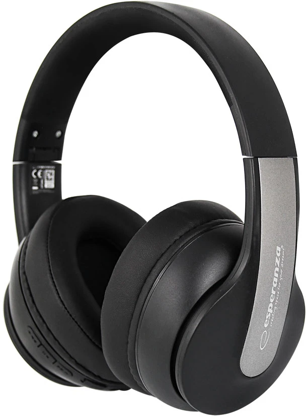 Bluetooth Ausinės - Esperanza EH240 Galvos Juosta Juoda