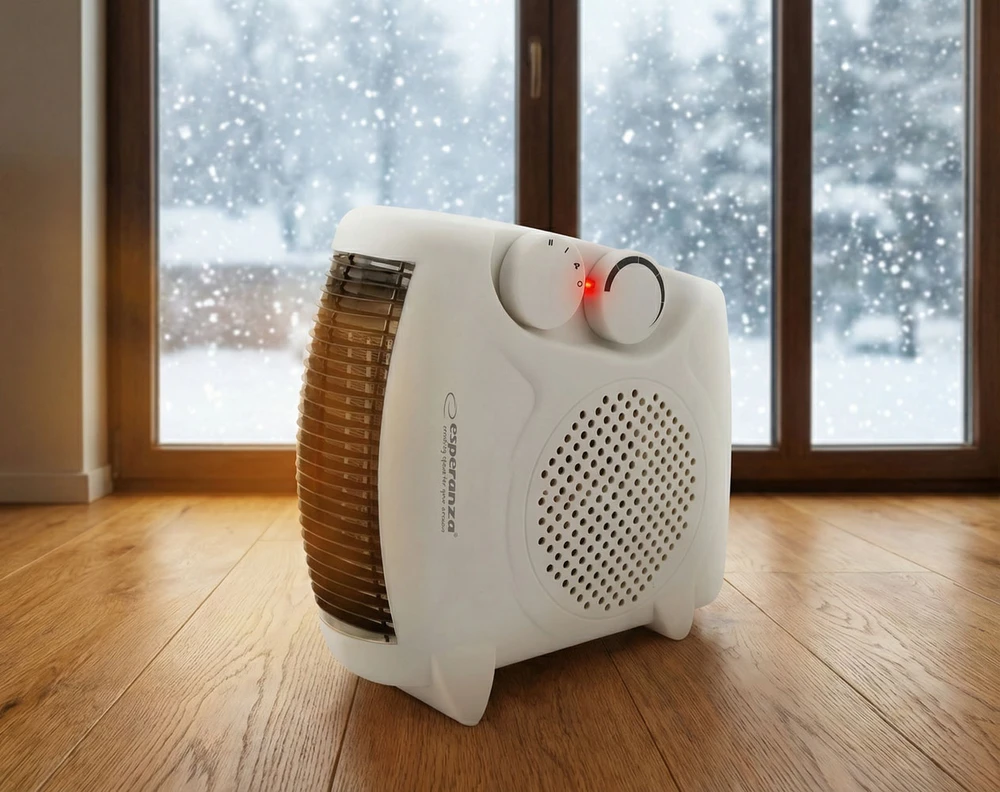 Heater fan Esperanza Waikiki EHH004 (2000W, 3 heating levels, baltos spalvos)