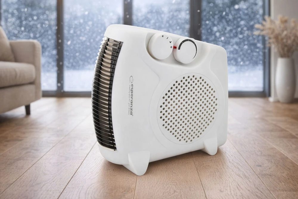 Heater fan Esperanza Waikiki EHH004 (2000W, 3 heating levels, baltos spalvos)