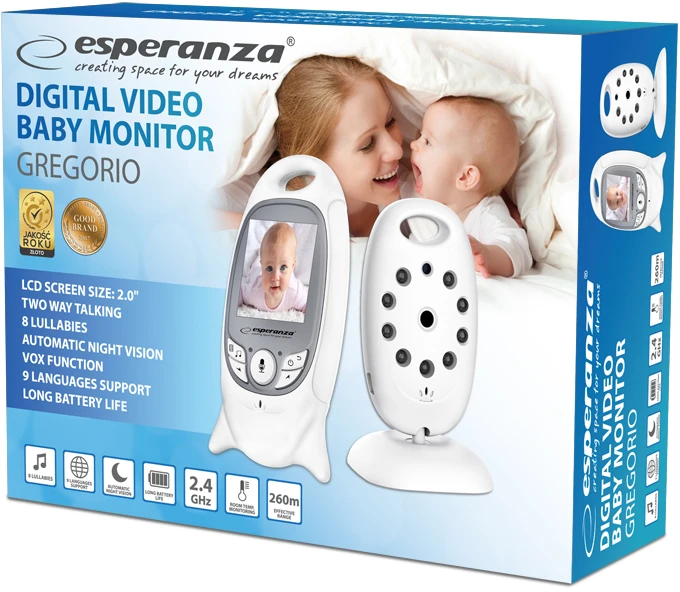 Mobili auklė Esperanza LCD 2.0 Gregorio