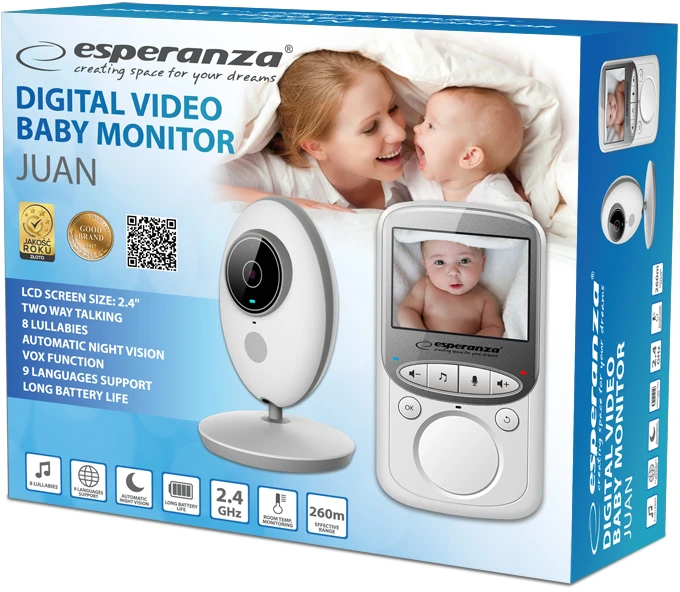 Mobili auklė  Esperanza LCD 2.4 Juan