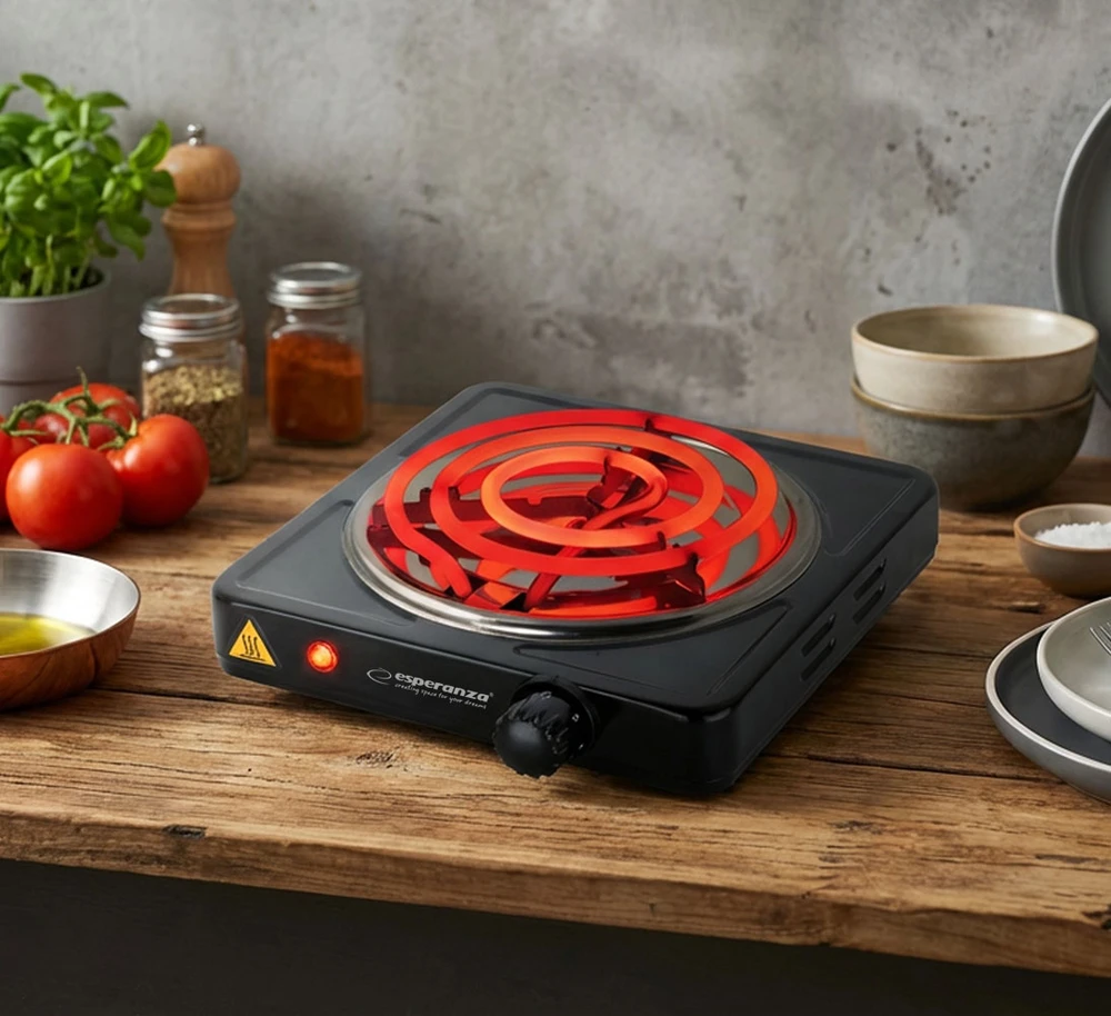 Esperanza EKH012K Juodas electric stove