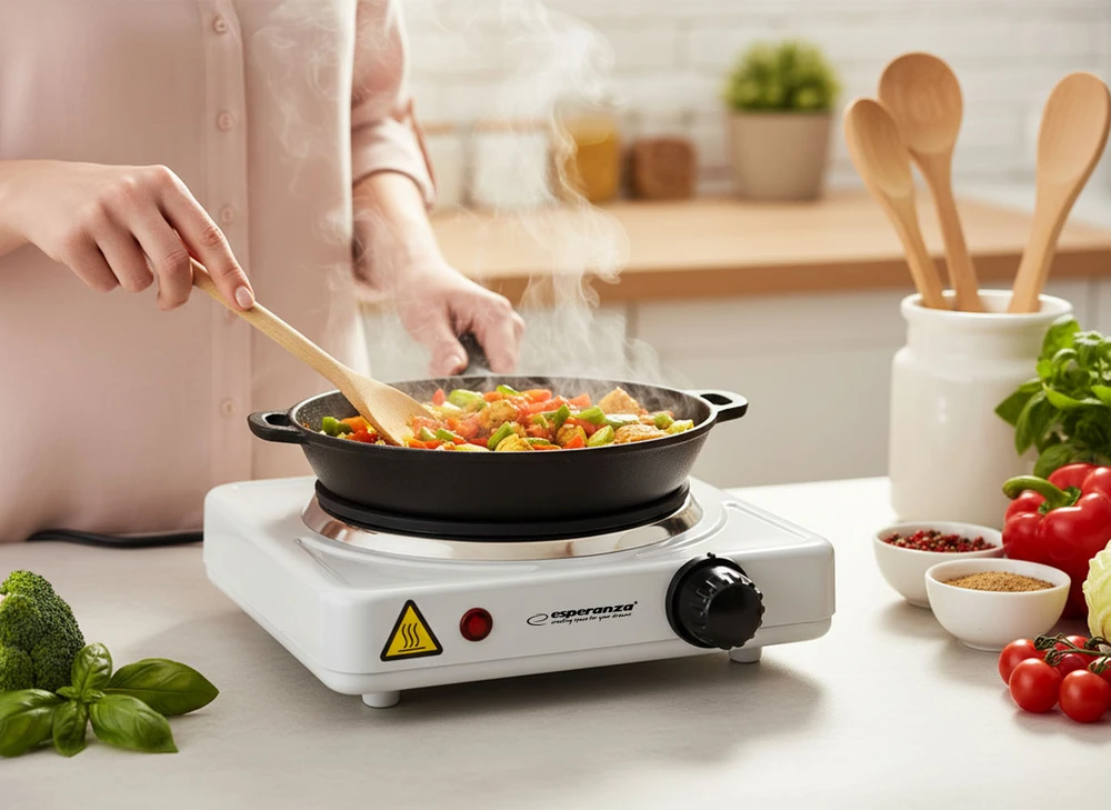 Esperanza EKH013W Baltas Electric stove